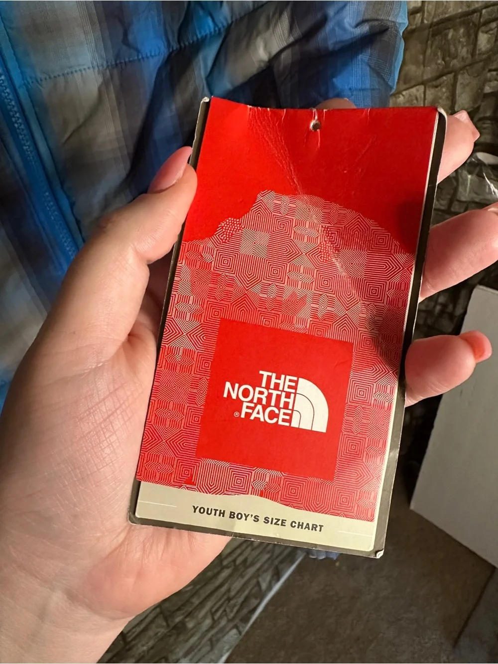NWT The North Face Kids Black & Blue Plaid Insulated Vest Youth XL